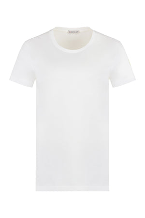 Cotton crew-neck T-shirt-0